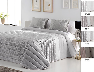 FunDeco - Bouti Boston con funda/s de cojín color Crudo, Beige, Gris o Nude