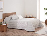 Bouti jacquard Albert 100gr con fundas de cojín color Beige, Maquillaje o Gris