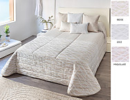 Bouti jacquard Buda 100gr con fundas de cojín color Beige, Maquillaje o Gris