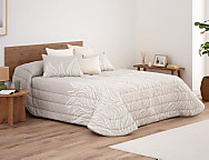 Bouti jacquard Edison 100gr con fundas de cojín color Beige o Gris