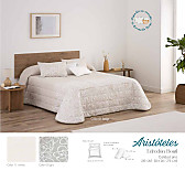 Bouti jacquard Aristóteles 100gr con fundas de cojín color Beige, Gris o Crema