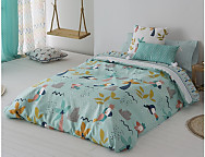 Funda nórdica Aloha A color Gris o Turquesa