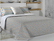 Haz clic para ampliar Funda nórdica Moku A color Gris o Turquesa