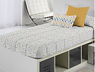 Edredón ajustable Moku A color Gris o Turquesa