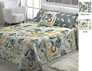 Edredón o Conforter Simba A color Beige o Verde agua