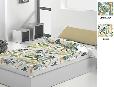 Cañete - Saco nórdico Simba A color Beige o Verde agua