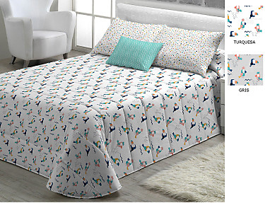 Cañete - Confortino Sole A Gris o Turquesa