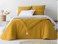 Edredón de terciopelo Raka Junior color Aguamarina, Mostaza o Rosa