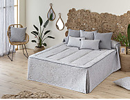 Haz clic para ampliar Colcha de verano piqué Manises color Beige, Blanco o Gris