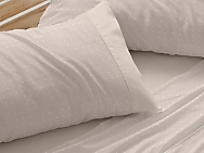 Juego de cama invierno franela 100% algodón 577 color Arena Oferta hasta fin de existencias