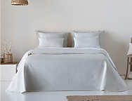 Colcha capa Revot color Crudo, Piedra o Gris claro