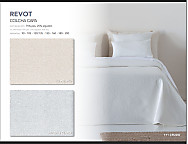 Colcha capa Revot color Crudo, Piedra o Gris claro