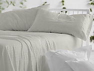 Juego de cama invierno franela 100% algodón 577 color Verde Laurel Oferta hasta fin de existencias