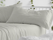 Juego de cama invierno franela 100% algodón 577 color Verde Laurel Oferta hasta fin de existencias