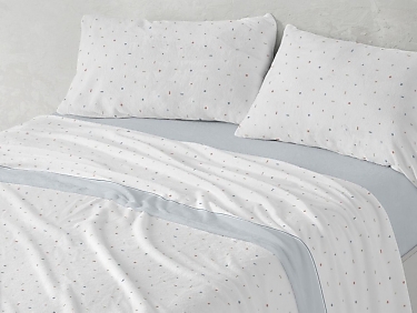 Burrito Blanco - Juego de cama invierno Coralina 997 color Azul Oferta hasta fin de existencias