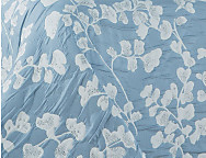 Colcha Jacquard Lemas color Azul, Gris o Lino