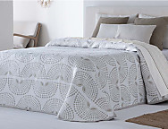 Haz clic para ampliar Colcha Jacquard Lorba color Azul, Beige o Rosa