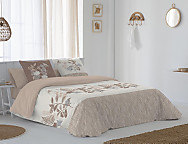 Funda nórdica 100% algodón Ari color Gris o Marrón