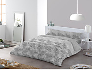 Funda nórdica 100% algodón Bio color Beige o Gris