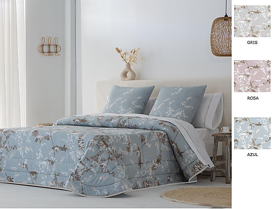 JVR - Bouti 100% Algodón Chloe color Azul, Gris o Rosa