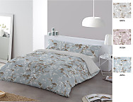 Haz clic para ampliar Funda nórdica 100% algodón Chloe color Azul, Gris o Rosa