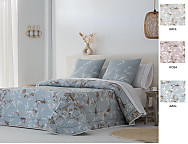 Edredón 240gr 100% algodón Chloe color Azul, Gris o Rosa