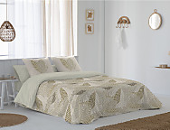 Haz clic para ampliar Funda nórdica 100% algodón Delhi color Beige o Gris