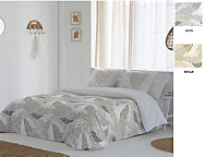 Haz clic para ampliar Funda nórdica 100% algodón Delhi color Beige o Gris