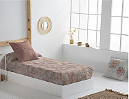 Edredón ajustable 100% Algodón Elvar color Azul o Naranja