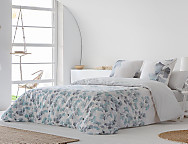 Haz clic para ampliar Funda nórdica 100% algodón Flora color Rosa o Turquesa