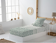 Edredón ajustable 100% Algodón Hidra color Rosa o Turquesa