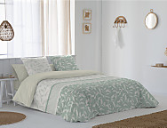 Funda nórdica 100% algodón Hidra color Rosa o Turquesa