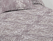 Edredón ajustable 100% Algodón Iris color Beige, Malva o Turquesa