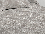 Edredón ajustable 100% Algodón Iris color Beige, Malva o Turquesa