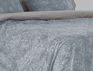 Funda nórdica 100% algodón Iris color Beige, Malva o Turquesa