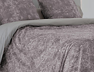 Funda nórdica 100% algodón Iris color Beige, Malva o Turquesa