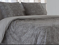 Funda nórdica 100% algodón Iris color Beige, Malva o Turquesa