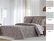 Edredón 240gr 100% algodón Iris color Beige, Malva o Turquesa