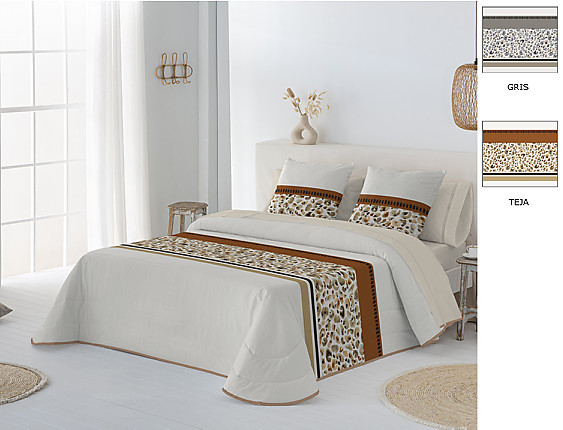 JVR - Bouti 100% Algodón Kenya color Gris o Teja