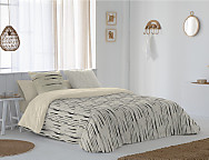 Haz clic para ampliar Funda nórdica 100% algodón Nepal color Beige o Turquesa