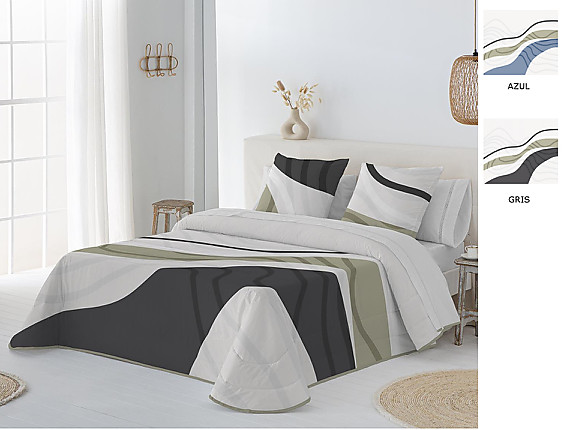 JVR - Bouti 100% Algodón Onix color Azul o Gris