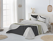 Edredón 240gr 100% algodón Onix color Azul o Gris