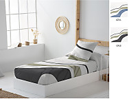 Haz clic para ampliar Edredón ajustable 100% Algodón Onix color Azul o Gris