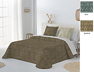 Edredón 240gr 100% algodón Taxco color Azul o Marrón