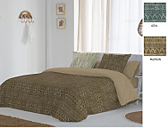 Funda nórdica 100% algodón Taxco color Azul o Marrón