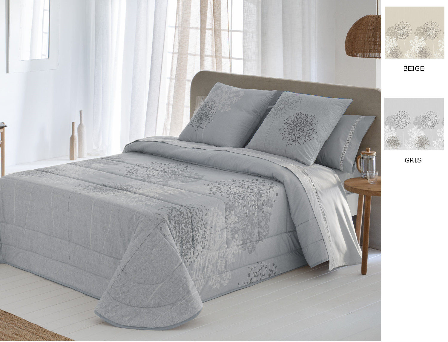 JVR Bouti 100% Algodón Terra color Beige o Gris