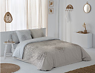 Funda nórdica 100% algodón Terra color Beige o Gris