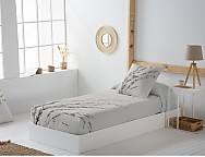 Edredón ajustable 100% Algodón Toscana color Azul o Rosa