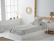 Edredón ajustable 100% Algodón Toscana color Azul o Rosa