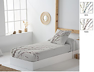 Edredón ajustable 100% Algodón Toscana color Azul o Rosa